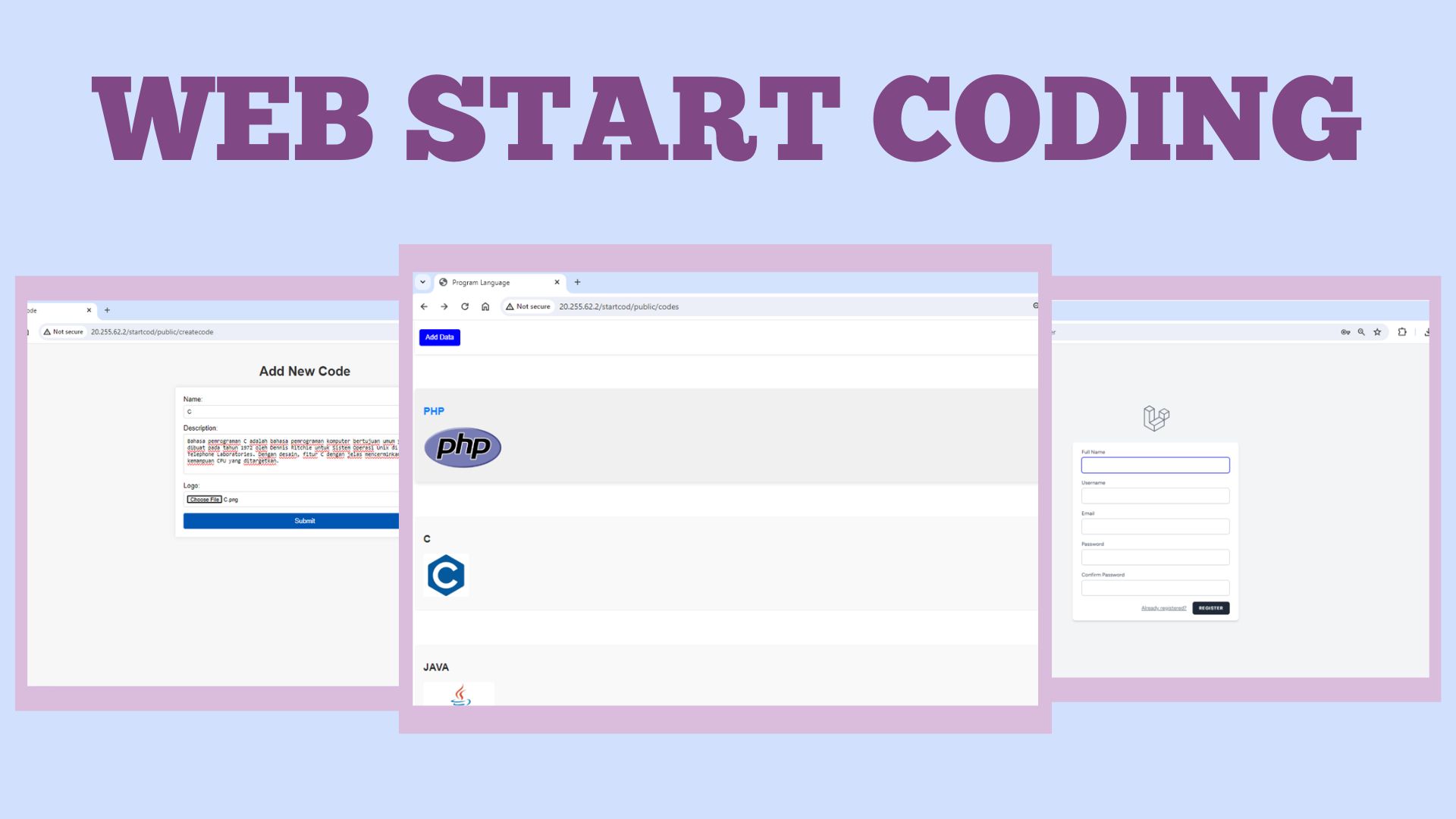 Web Start Coding